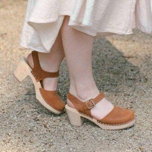 Lotta From Stockholm Highwood Brown Clogs